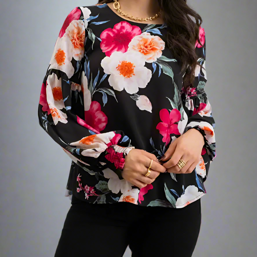 Floral long sleeve Blouse