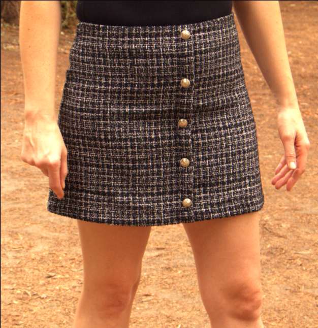 Tweed Mini Skirt