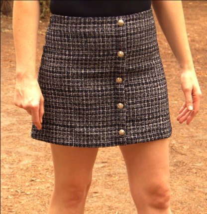 Tweed Mini Skirt