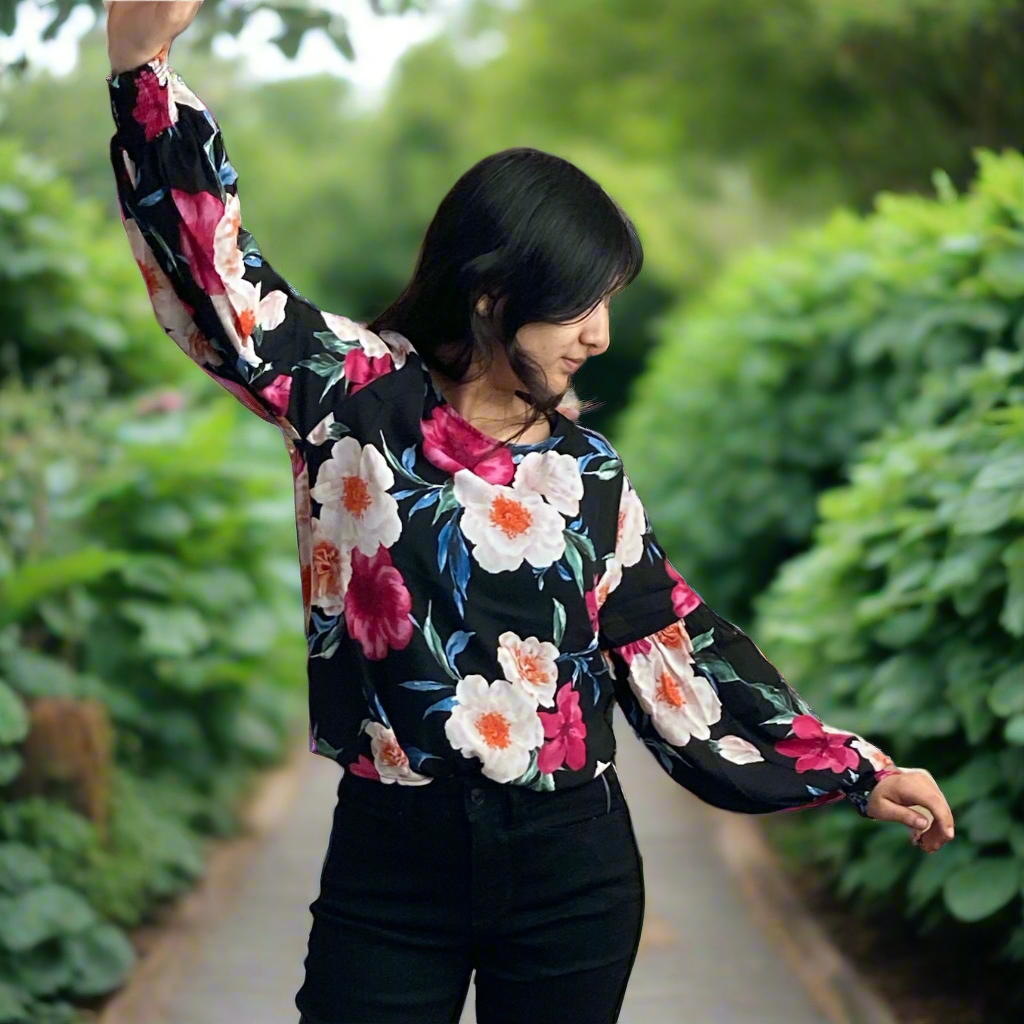 Floral long sleeve Blouse